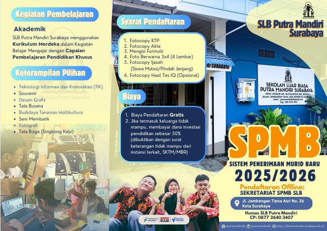 Suasana belajar di SLB